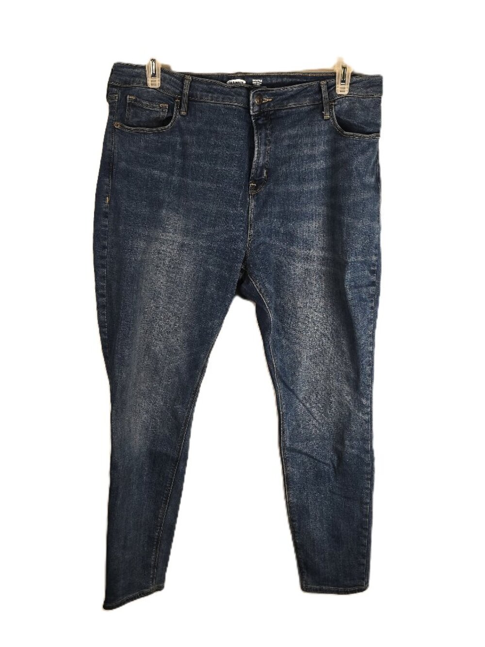 Old Navy Womens Jeans Size 18 Rockstar Super Skinny High Rise Medium Denim Wash